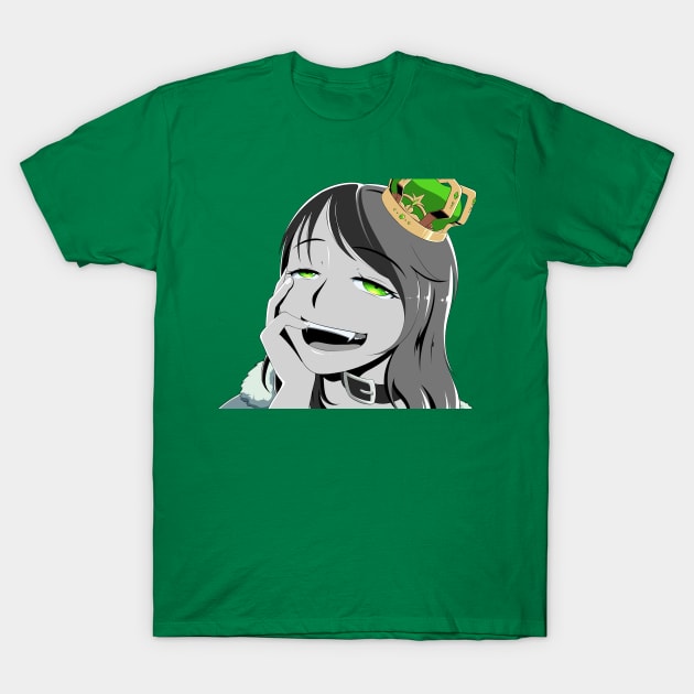 Hitori - You Are King Green CLEAN T-Shirt by hitoridraws